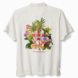 Tommy Bahama Go Big or Go Home Camp Astros Shirt NWT 3X